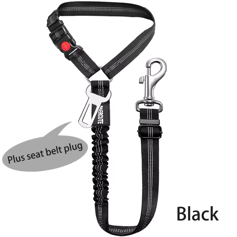 Dog Seat Belt for Car, Adjustable Dog Seatbelts for Vehicle, Nylon Pet Safety Seat Belts for Travel