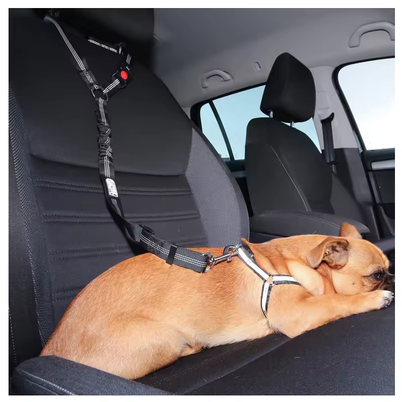 Dog Seat Belt for Car, Adjustable Dog Seatbelts for Vehicle, Nylon Pet Safety Seat Belts for Travel