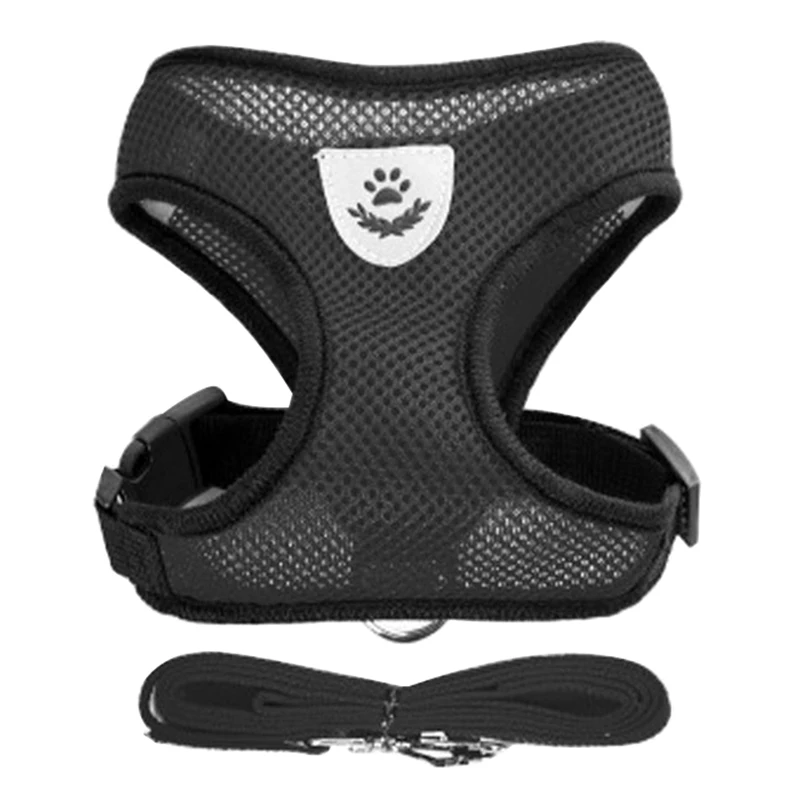 Soft Mesh Travel Harness – Adjustable for Small Dogs & Cats | Breathable & Escape-Proof
