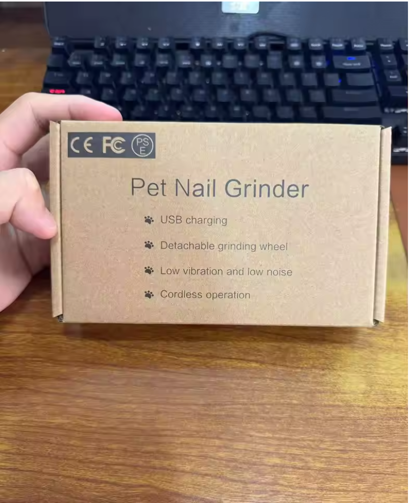Rechargeable Dog Nail Grinder – Low Noise & Safe Trimming | For Dogs & Cats
