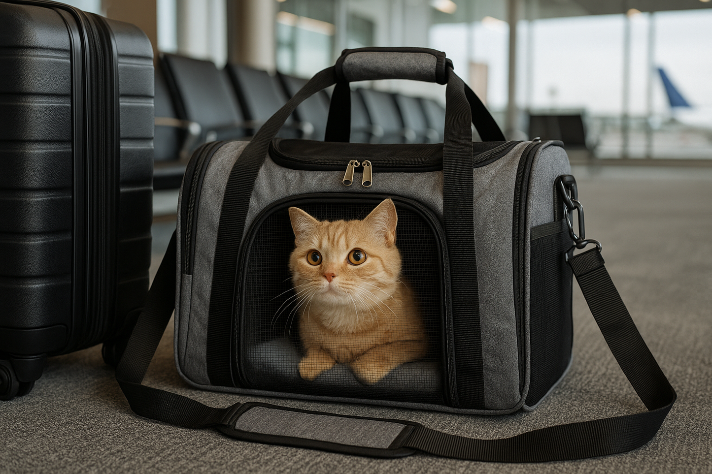 Soft-Sided Pet Travel Carrier – Airline Approved | For Cats & Small Dogs
