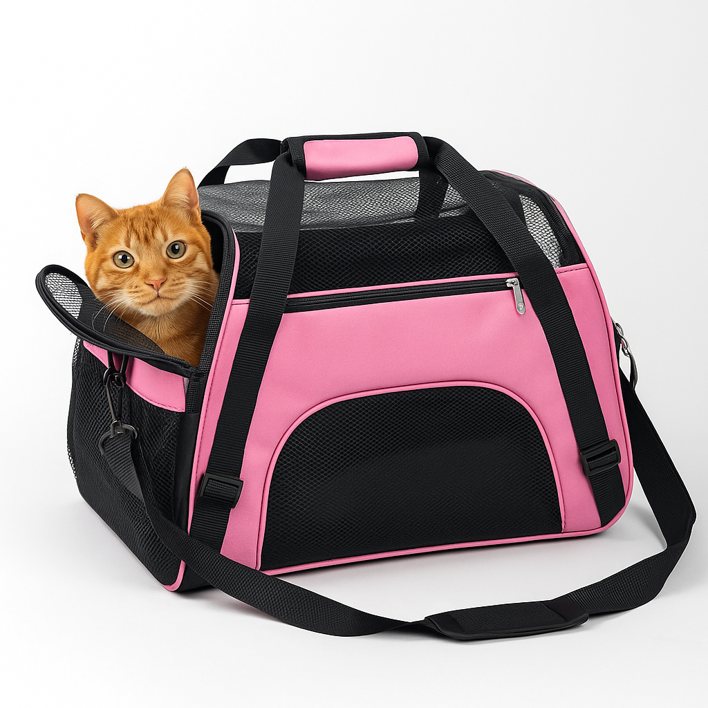 Pet Travel Backpack – Foldable & Breathable | For Cats & Small Dogs
