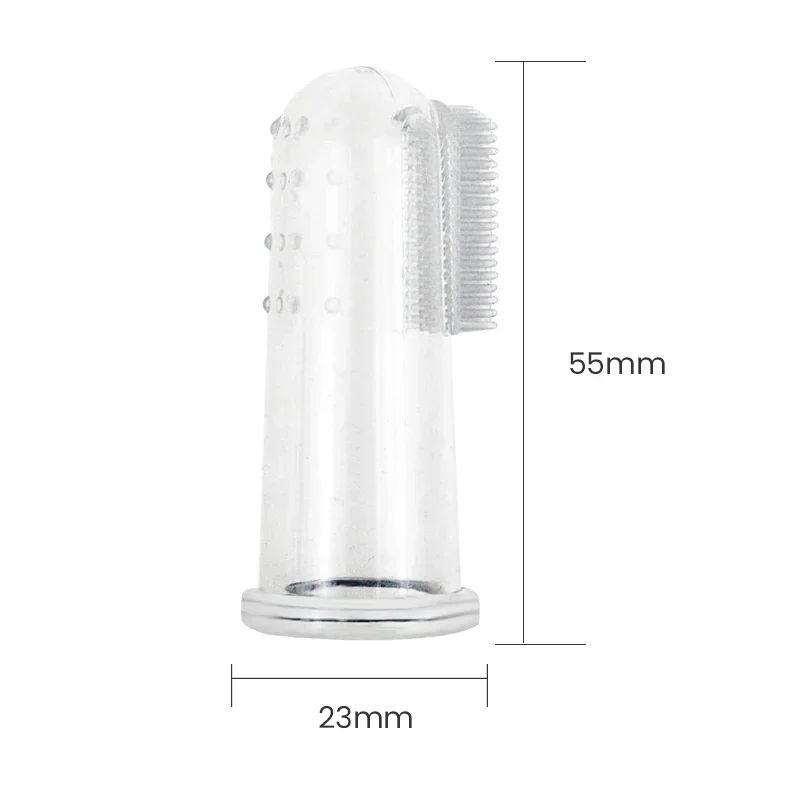 Super Soft Silicone Finger Toothbrush for Dogs & Cats – Gentle Dental Care Tool